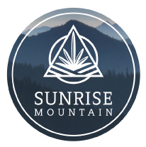 Sunrise Mountain Logo Blue